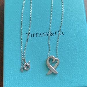 Tiffany & Co. Sterling Silver Paloma Picasso Heart Necklace